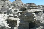 PICTURES/Bisti Badlands in De-Na-Zin Wilderness/t_Gray & Black8.JPG